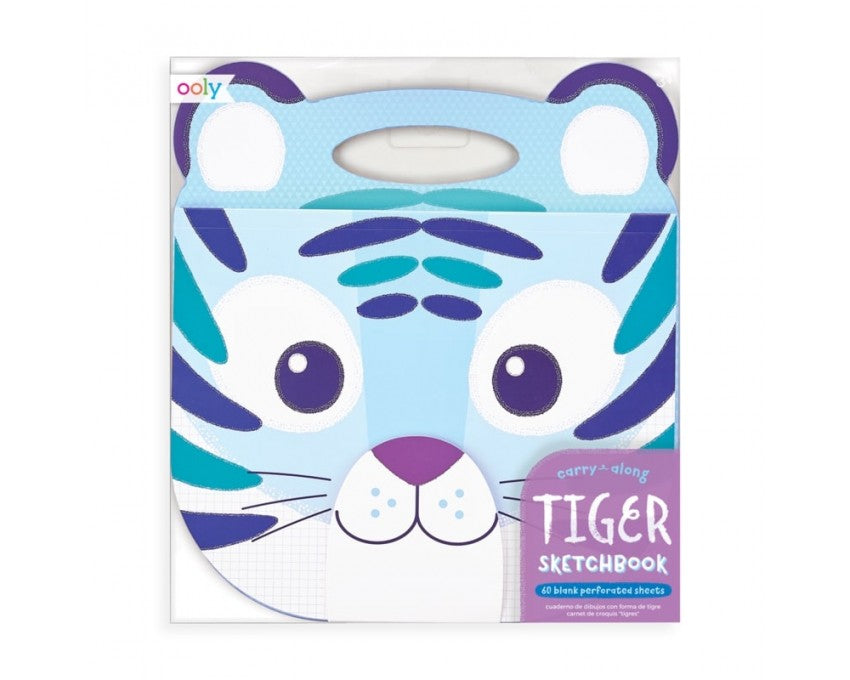 blok podróżny szkicownik tygrys ooly prezent plastyczny dla dziecka dla 3 latka 4 latka 5 latka