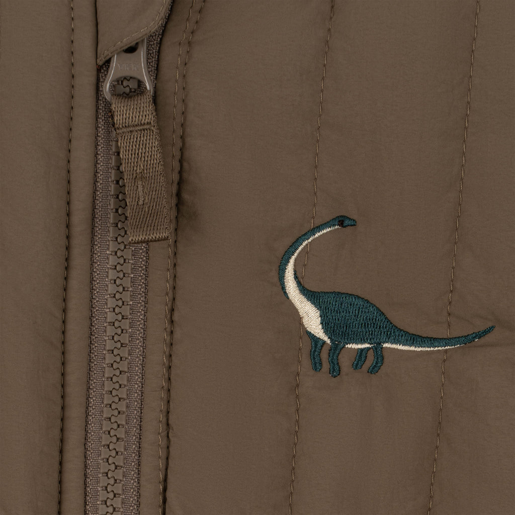 bomberka konges slojd dla chłopca dinozaur brązowa zielona kurtka