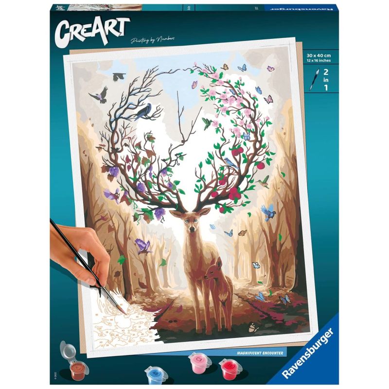 CreArt, Zestaw malowanie po numerach Magiczny Jeleń, 12+