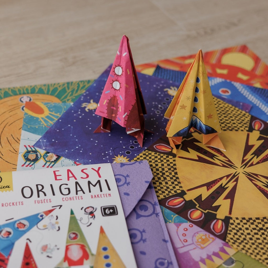 origami rakiety latające ludattica