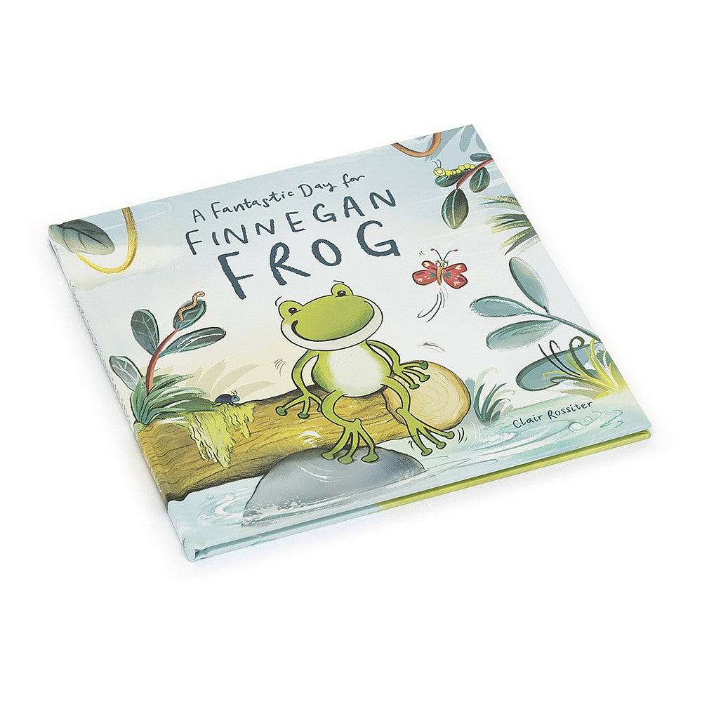 Jellycat, Książka po angielsku dla małych dzieci A Fantastic Day For Finnegan Frog