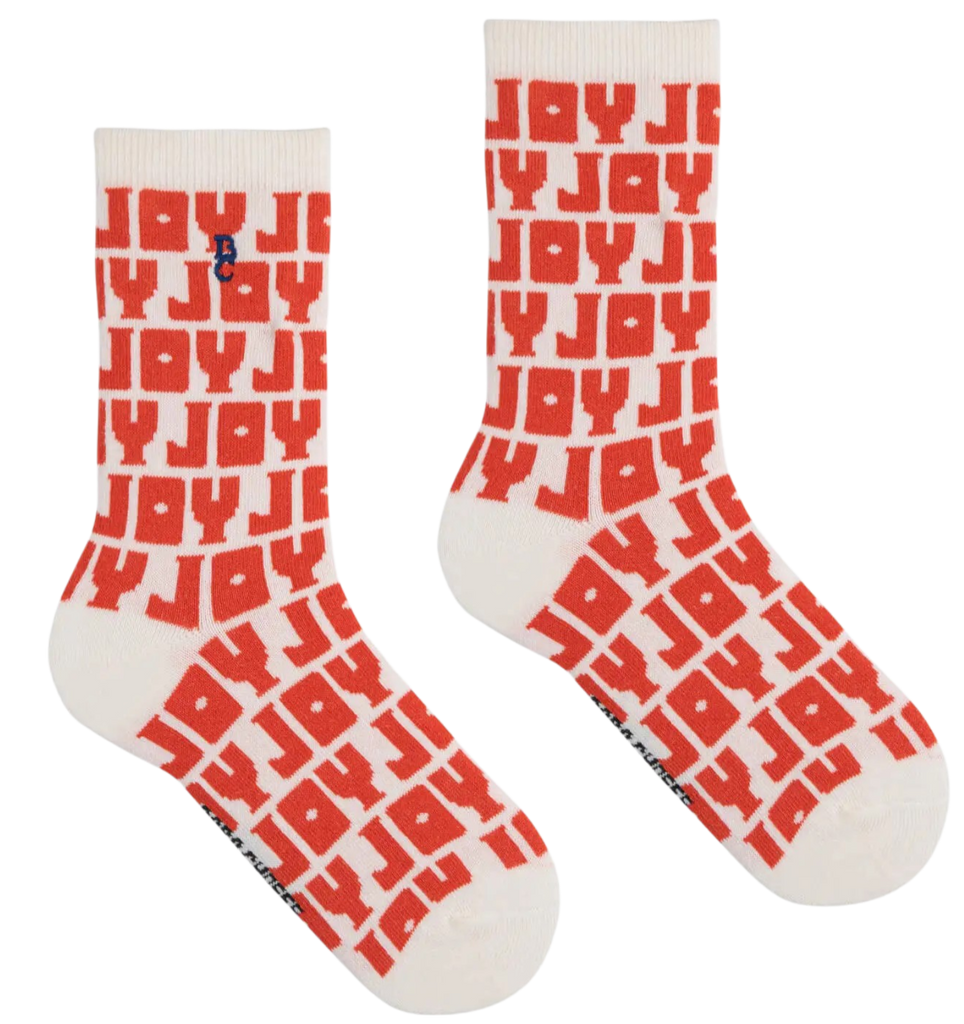 Joy all over long socks