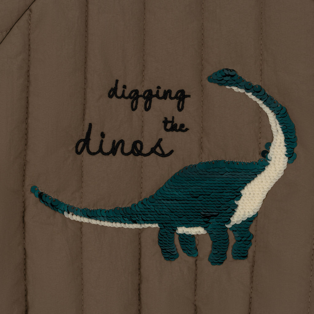 bomberka konges slojd dla chłopca dinozaur brązowa zielona kurtka