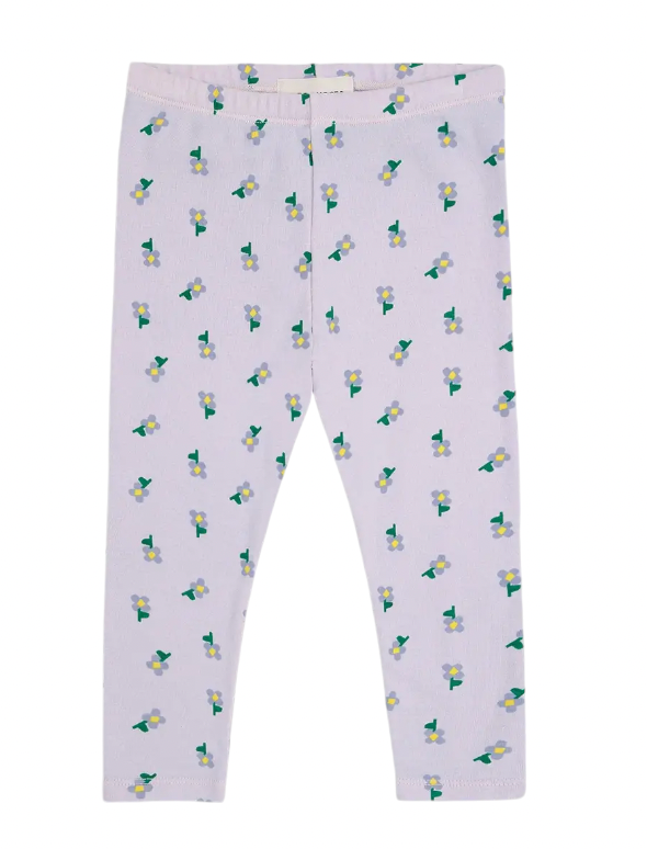 Legginsy BABY PANSY FLOWER ALL OWER LEGGINGS