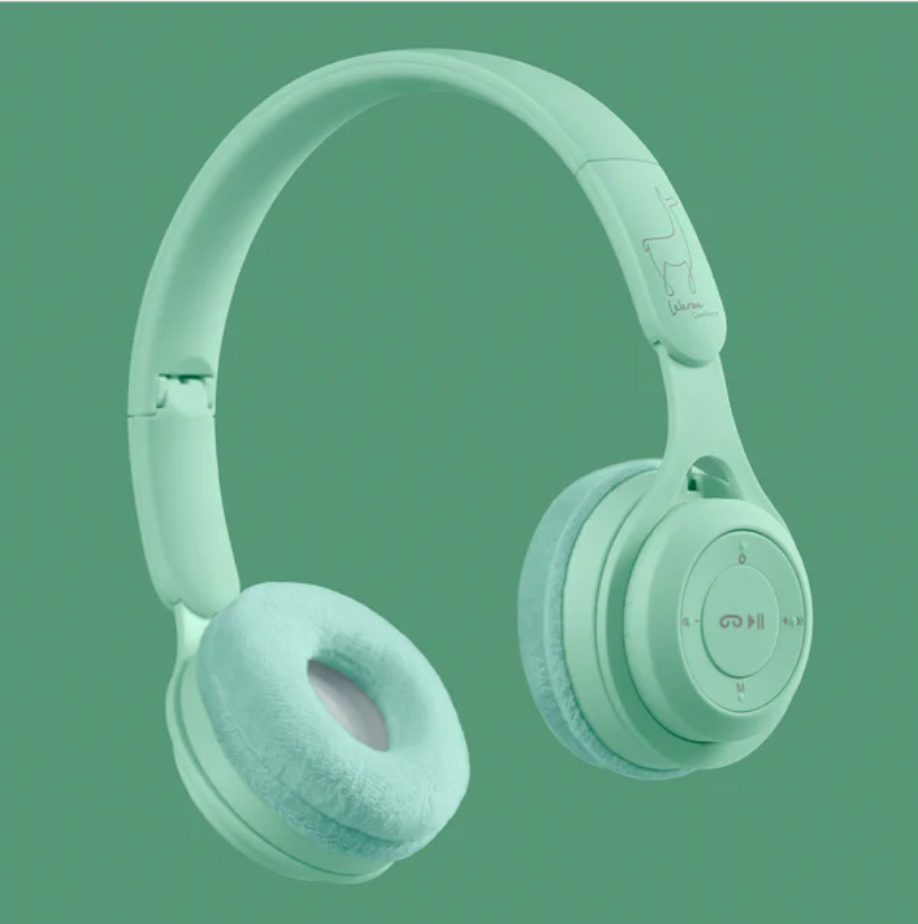 Bezprzewodowe słuchawki dla dzieci Green Lalarma