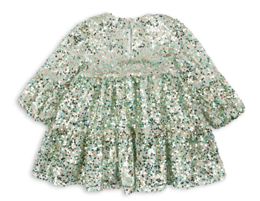 Sukienka Lila sequins green