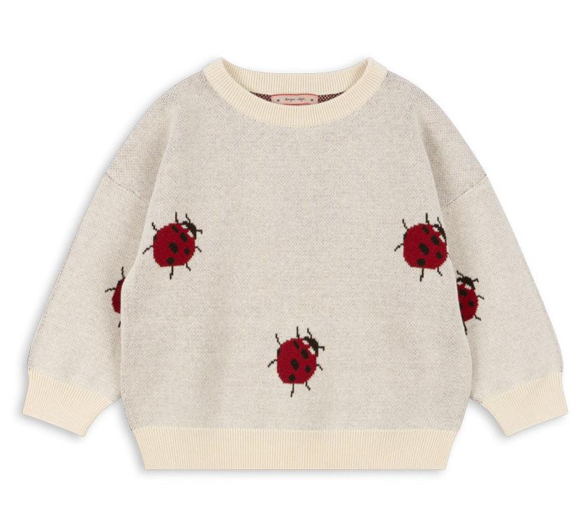 sweter lapis knit ladybug w biedronki